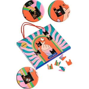 Bloomie 24 Parça Yılbaşı Temalı Sürpriz Paket Charm Takı Tasarım Seti Oyuncak Advent Calendar