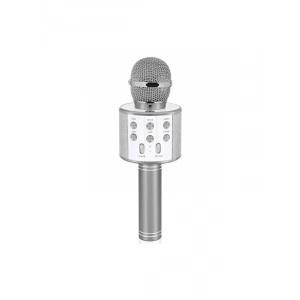 Bluetooth Karaoke Mikrofon, USB, TF ve Aux Girişi ile