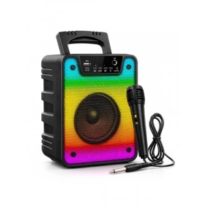Bluetooth Parti Hoparlörü - RGB Işıklı ve Mikrofonlu