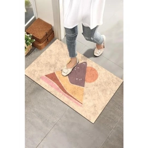 Bohem Desenli Kapı Paspası - Şık ve Modern Dış Mekan Kullanımı İçin