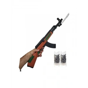 Boncuk Atan Kalashnikov Oyuncak Tüfek, Eğlenceli Oyun