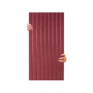 Bordo Renkli 45x90 Cm Keçe Panel, 2 Adet Paket