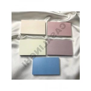 Boş Yazılabilir Mesaj Kartı - 50 Adet, 8x5 cm