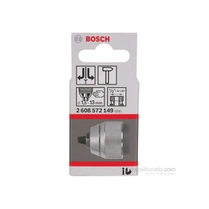 Bosch - Anahtarsız Uç Takma Mandreni, Kromlanmış - 1,5 – 13 Mm, 1/2 - 20
