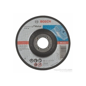 Bosch - Standard Seri Metal İçin Bombeli Kesme Diski (Taş) - A 30 S Bf, 115 Mm, 22,23 Mm, 2,5 Mm
