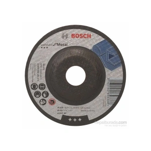 Bosch - Standard Seri Metal İçin Bombeli Taşlama Diski (Taş) - A 24 P Bf, 115 Mm, 22,23 Mm, 6,0 Mm