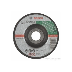 Bosch - Standard Seri Taş İçin Bombeli Kesme Diski (Taş) - C 30 S Bf, 115 Mm, 22,23 Mm, 2,5 Mm