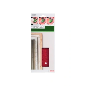 Bosch - Titreşimli Zımpara Kağıdı 10Lu, 115 X 280 Mm 60 Kum 14 Delik