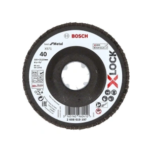 Bosch - X-Lock - 115 mm 40 Kum Best Serisi Metal Flap Disk 2608619197