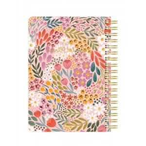Botanical Temalı Spiralli Planlayıcı Ajanda 17x24 cm