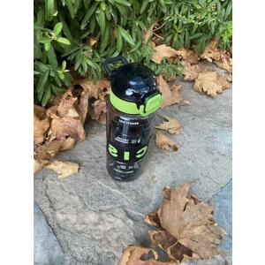 BPA İçermeyen 800ml Kapasiteli Spor Matarası, Şeffaf ve Askılı