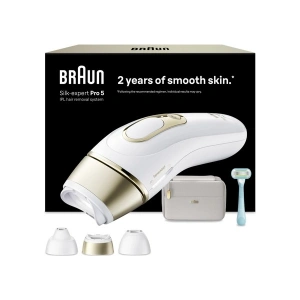 Braun Ipl Silk·expert Pro 5, Evde Lazerle Tüy Alma, Çanta, Gillette Venus, 3 Başlık, PL5351