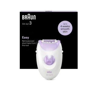 Braun Silk-Épil 3 3-000 Epilatör 20 Cımbızlı 2 Hızlı Yıkanabilir Başlık Kuru Kullanım Kablolu