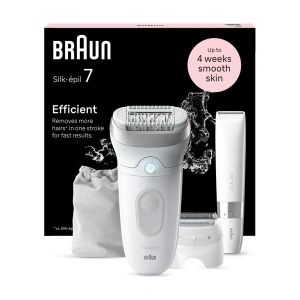 Braun Silk-Épil 7 7-441 Epilatör Islak Kuru Kullanım Kablosuz Şarjlı Yıkanabilir Başlık
