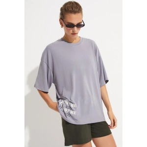 Brav BRV-024 Antrasit Kadın Tshirt