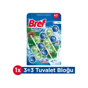 Bref Power Aktiv Wc Blok Trio Çam
