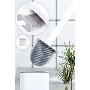 Bükülebilir Silikon Tuvalet Fırçası - Pratik ve Hijyenik