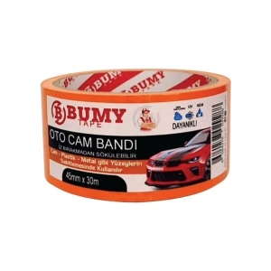 Bumy Oto Cam Bandı Turuncu 45 mm x 30 Mt
