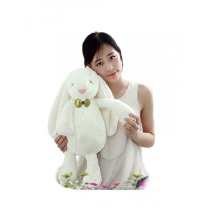 Bunny Peluş Tavşan, 65 cm Uzunlukta Beyaz Renk