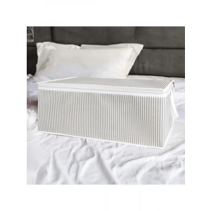 Büyük Boy Kumaş Organizer, 3 Adet, 65x45x22 cm Gri Hurç