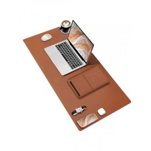 Büyük Boy PU Deri Mouse Pad, Dikişli Kenar, Dayanıklı Ofis Kullanımı