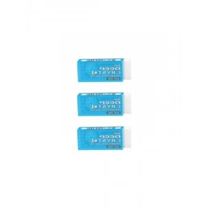 Büyük Boy Şeffaf Silgi, 3lü Paket, Kaliteli Silme Performansı