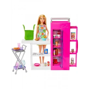Büyük Kiler Oyun Seti, Barbie ile Eğlenceli Mutfak Deneyimi