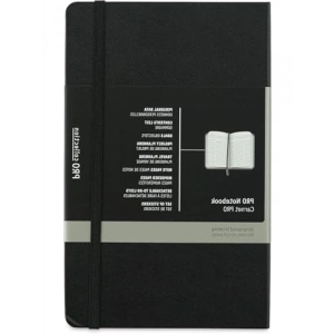 Büyük Sert Kapaklı Profesyonel Not Defteri - Siyah
