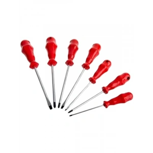 Büyük Tornavida Seti, 7 Parça Çelik Düz ve Yıldız Tornavidalar