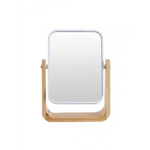 Büyüteçli Ayna, 16 x 5.8 x 21.8 cm, Boho Bambu Tasarım