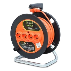Bylion 3x2,5 Ttr 50 Metre Kablolu Plastik Kablo Makarası