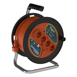Bylion Bylıon Makaralı Uzatma Kablosu 3*1.5mm² 20 Mt. Turuncu Kablo - Işıklı