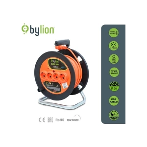 Bylion Makaralı Seyyar Uzatma Kablosu 3*2.5Mm² 20 Mt.