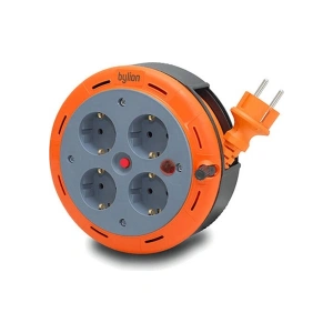Bylion Makaralı Seyyar Uzatma Kablosu 5 mt 3 x 1 mm Cca Kablolu PHE-05310-F