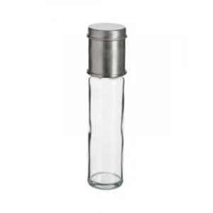 Cam ve Paslanmaz Çelik Baharat Öğütücü, 15 cm, Şık Tasarım