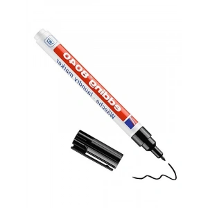 Çamaşır Kalemi - Siyah, 1 mm Yuvarlak Uç