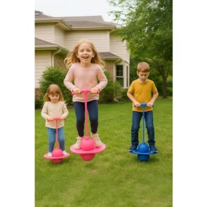 Canlı Pembe Zıplama Oyuncağı