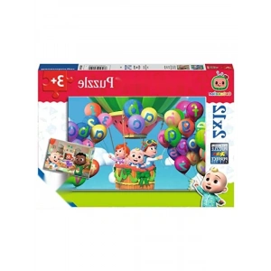 Canlı Renklerde 12 Parça Puzzle Seti