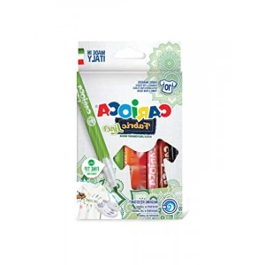 Canlı Renklerde Keçeli Kumaş Boya Kalemi - 10lu Set