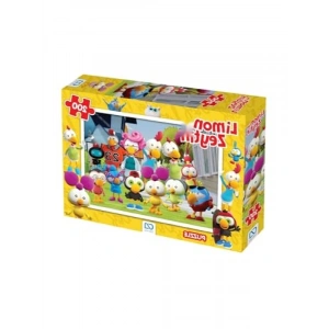 Canlı Renkli 200 Parça Limon ve Zeytin Temalı Çocuk Puzzle