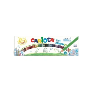 Carioca 42990 Tita Kuru Boya Gökkuşağı Set 50li