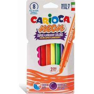 Carioca Neon Yıkanabilir Keçeli Kalem 8 li 42785