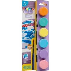 Carioca Pastel Tempera Fırçalı Suluboya Yıkanabilir 6x25 Ml