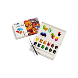 Carioca Plus Tablet Sulu Boya 12li (Fırçalı)
