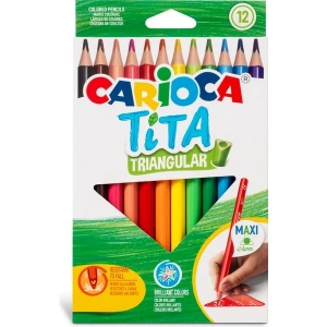 Carioca Tita Maxi 12li Jumbo Kuru Boya Kalemi / 42789