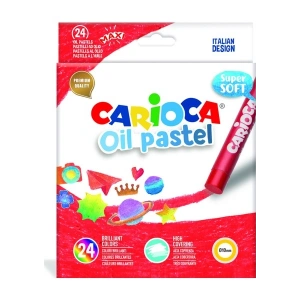 Carioca Yağlı Pastel Boya Kalemi 24Lü