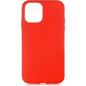 Case 4U Apple iPhone 11 Pro Max Kılıf LSR Lansman Kapak İçi Kadife Soft Yumuşak Dokulu Liquid Silikon Kırmızı