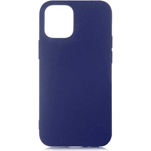 Case 4U Apple iPhone 12 Pro Kılıf Içi Kadife Logosuz LSR Lansman Silinebilir Arka Kapak Mavi