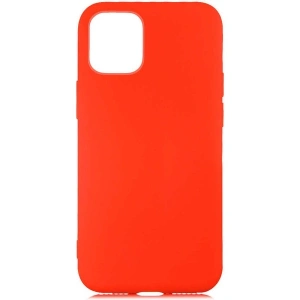Case 4U Apple iPhone 12 Pro Kılıf Içi Kadife Logosuz LSR Lansman Silinebilir Arka Kapak Turuncu