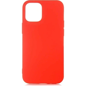 Case 4U Apple iPhone 12 Pro Max Kılıf Içi Kadife Logosuz LSR Lansman Silinebilir Arka Kapak Kırmızı